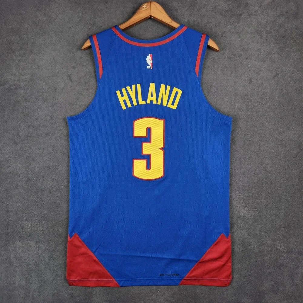 Denver‎ Nuggets Bones Hyland 3 NBA Statement Jersey Mens 44 Blue